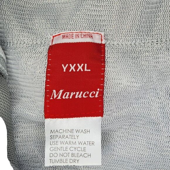 Marucci Gray Baseball Pants Youth XXL Tapered Double Knit Piped Black NWT - Picture 5 of 10